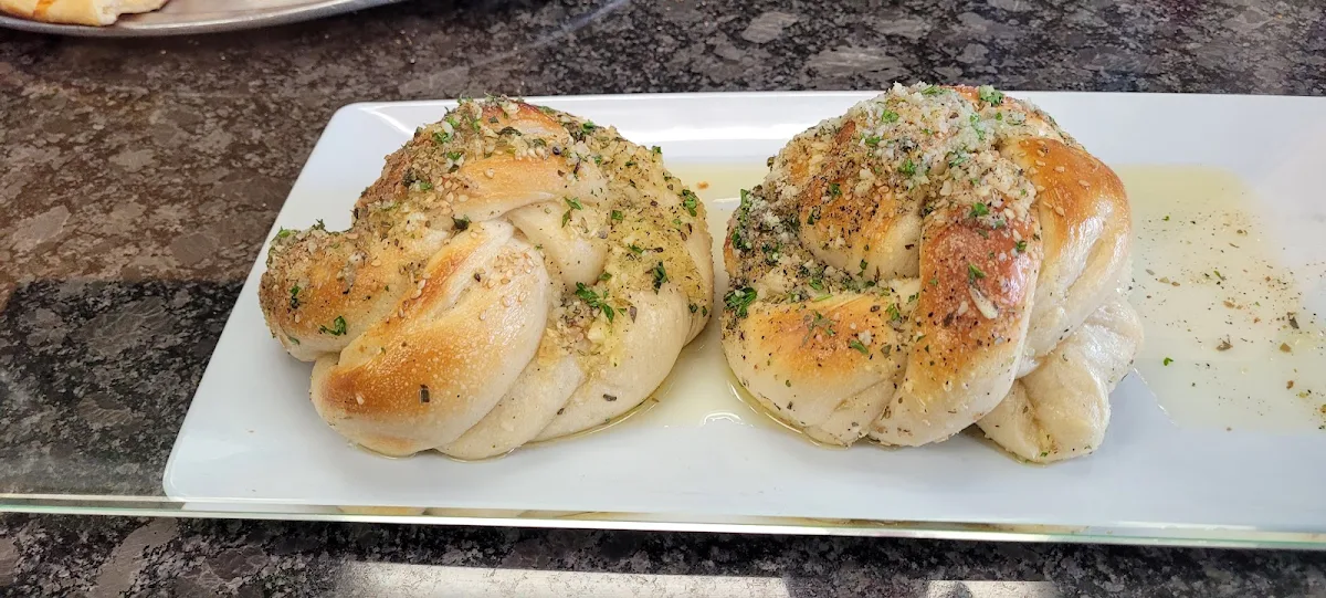 Very Large Garlic Knots Lol