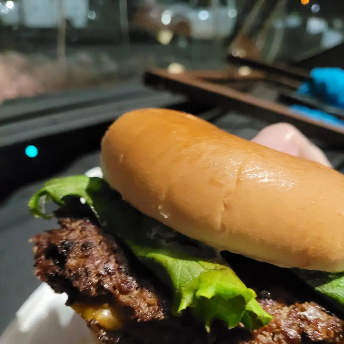 David's Double Burger with Cheddar Cheese