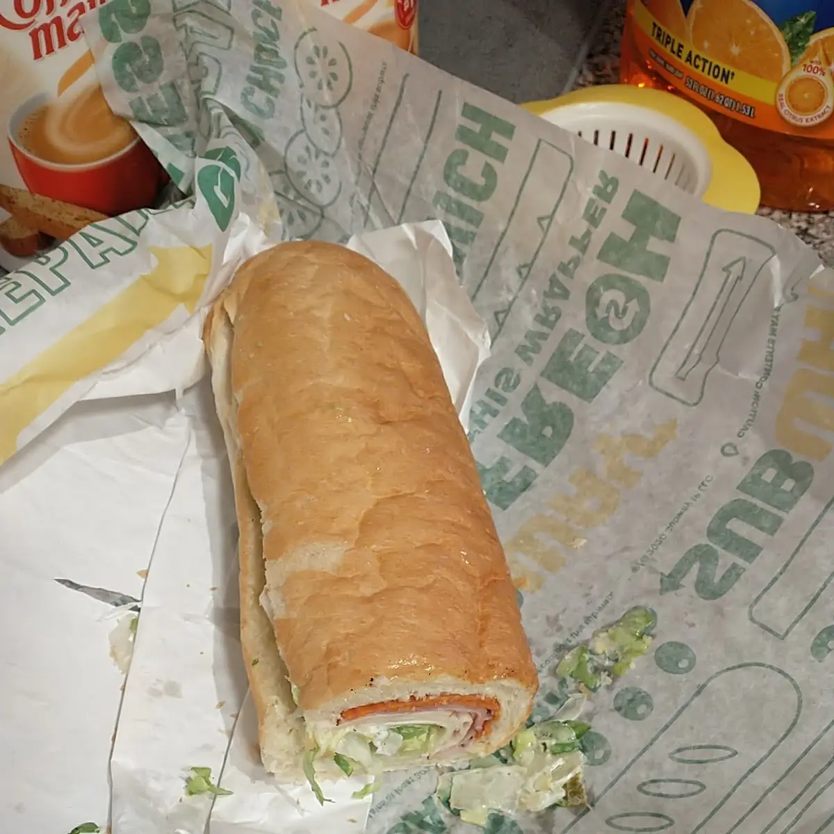 Turkey Ham Pepperoni Foot Long Sub