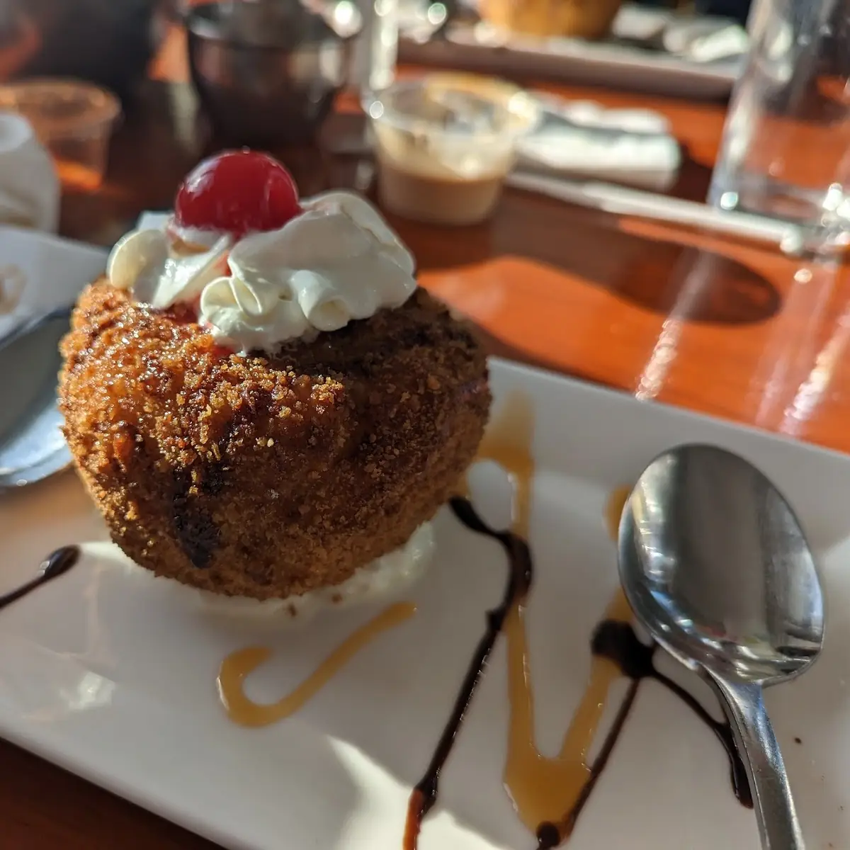 Homemade Fried Ice Cream