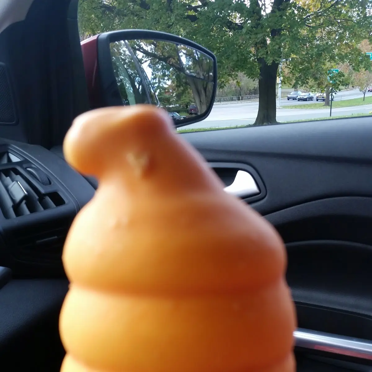 Butterscotch Dipped Ice Cream Cone