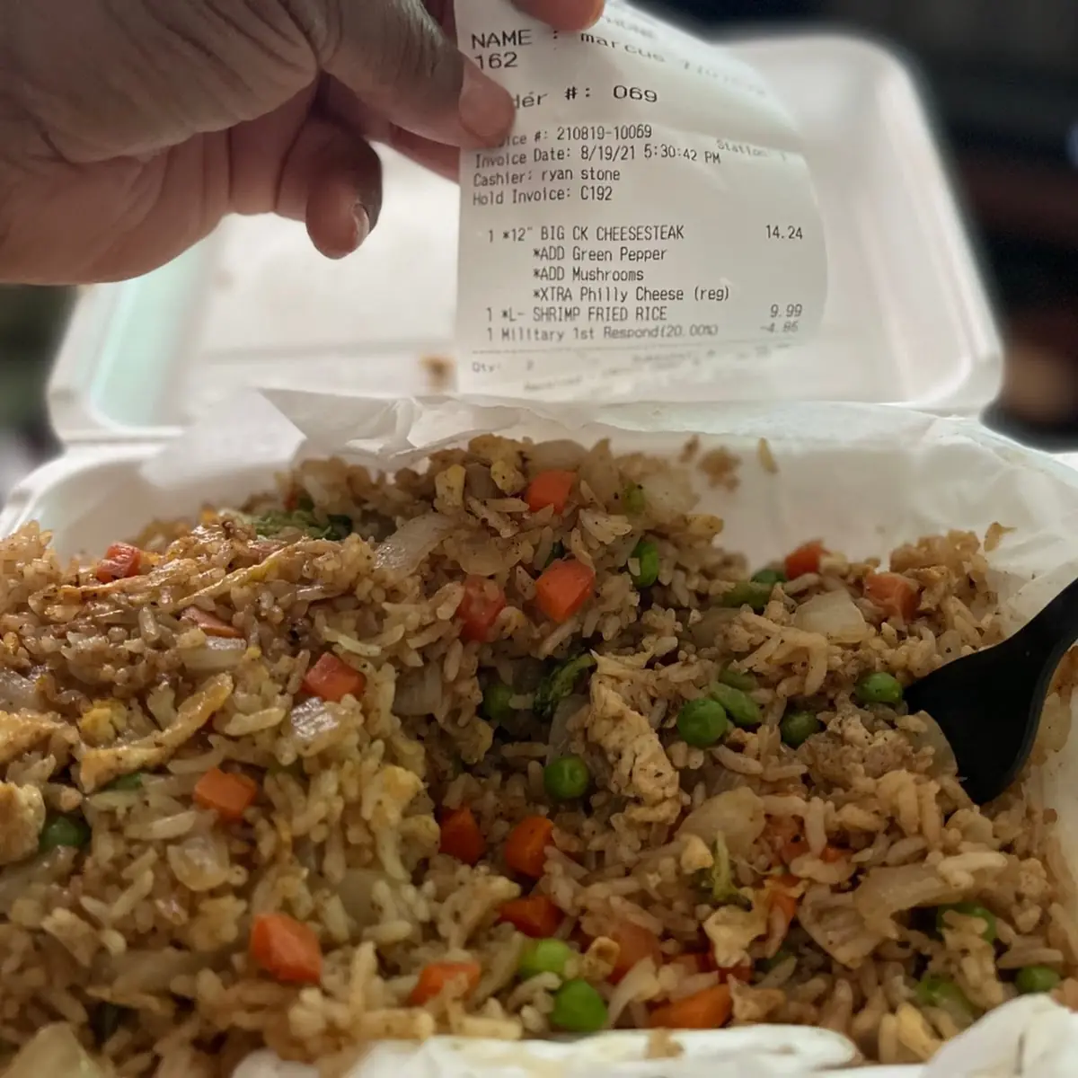 Shrimp Fried Rice Without Shrimp