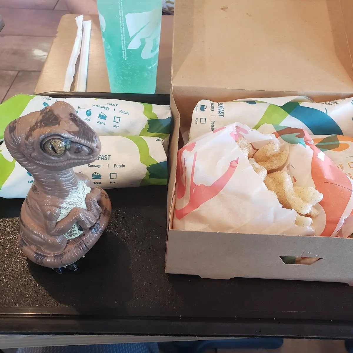 Cheesy Bean Burrito