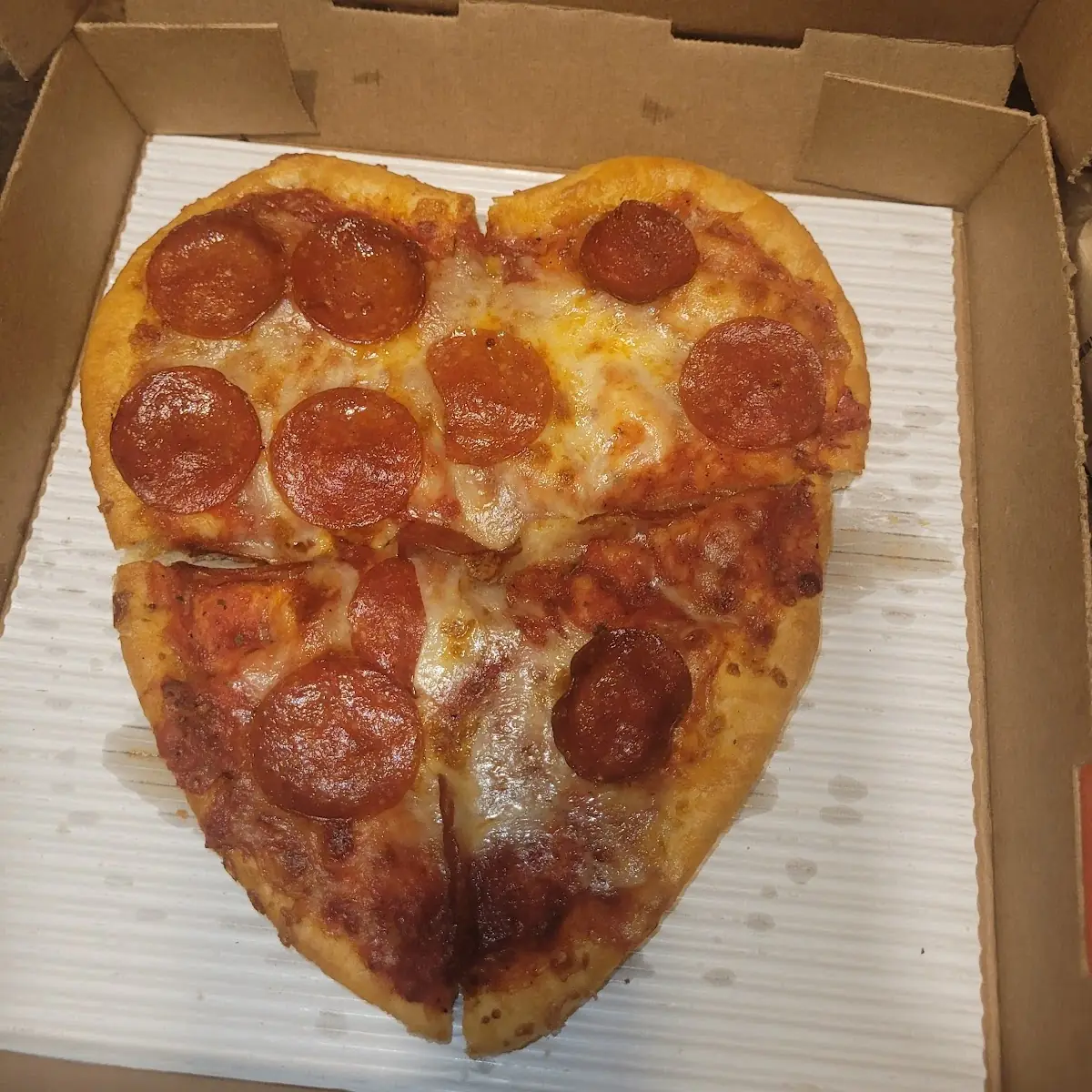 Heart Shaped Pizza
