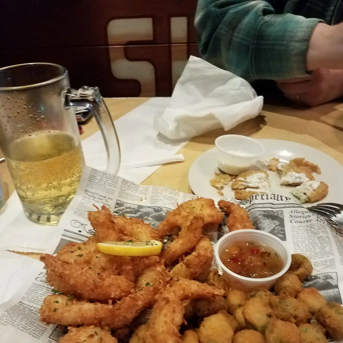 Coconut Shrimp & Fried Okra