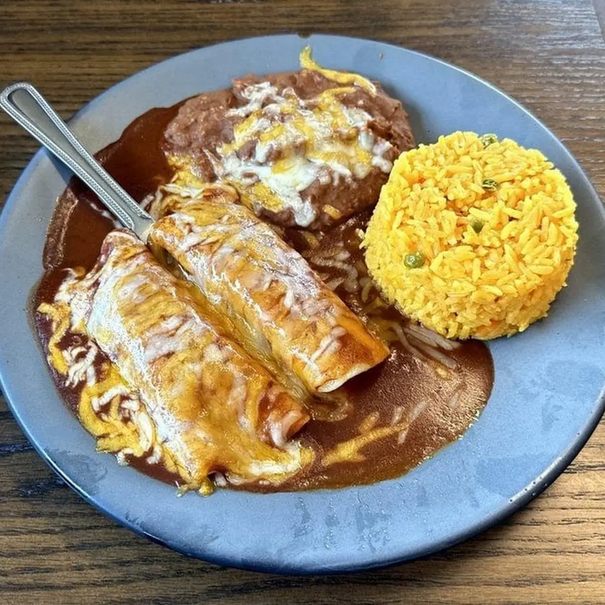 8. Enchilada and Chile Relleno