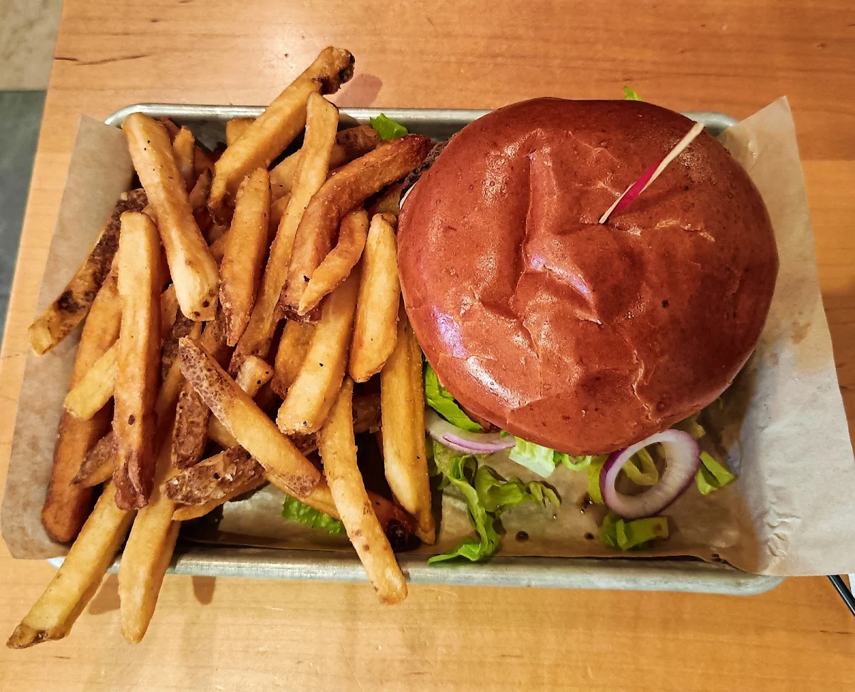 Burger and Fries