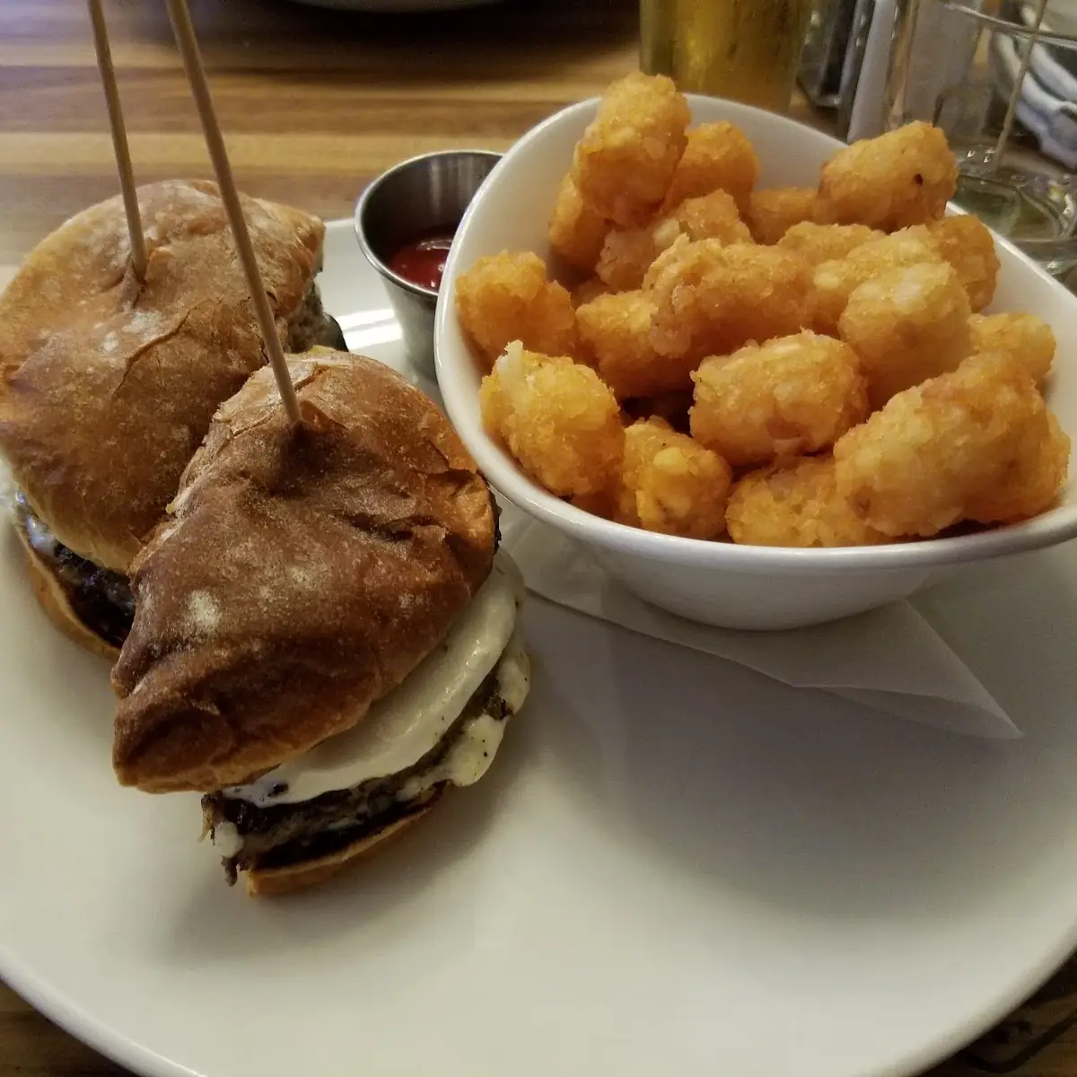 Double Stack Portobello Burger