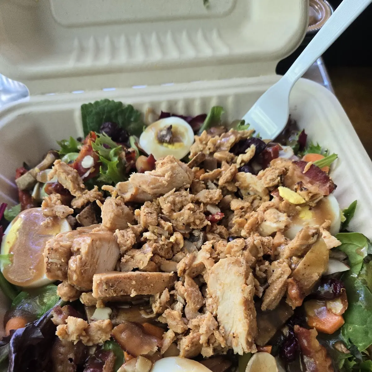 Spinach Salad with Chicken