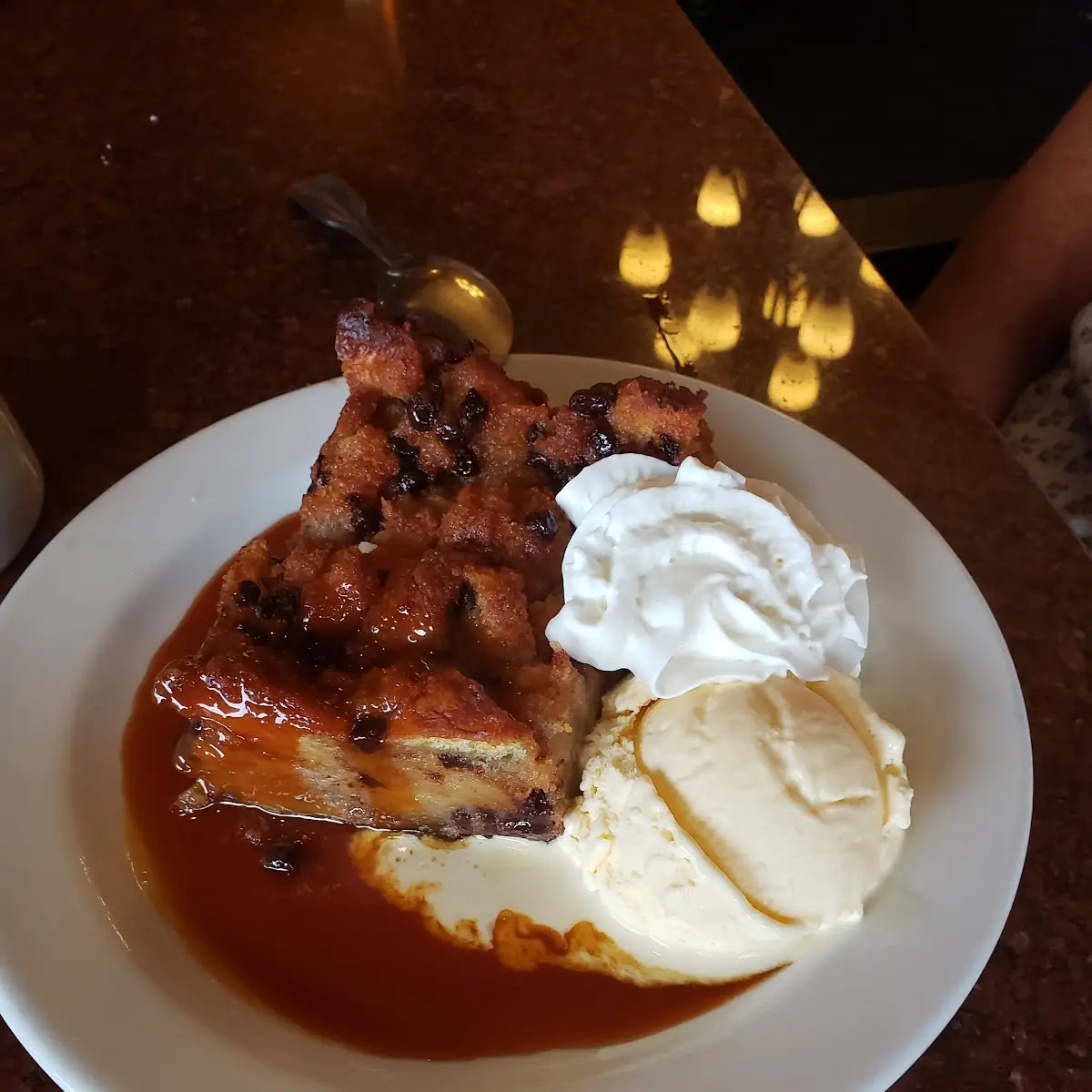 House Made Chocolate Chip Bread Pudding