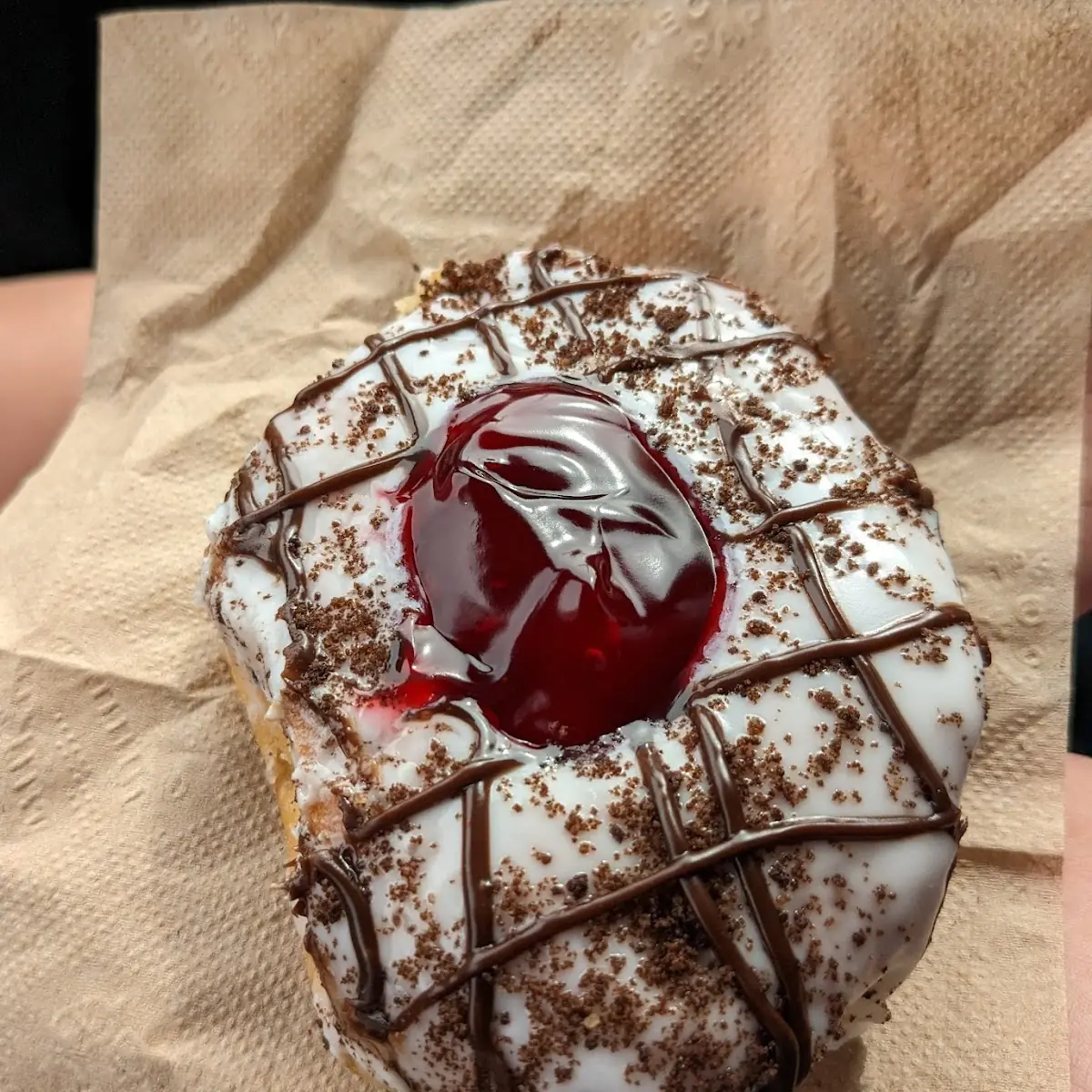 Black Forest Cherry Donuts