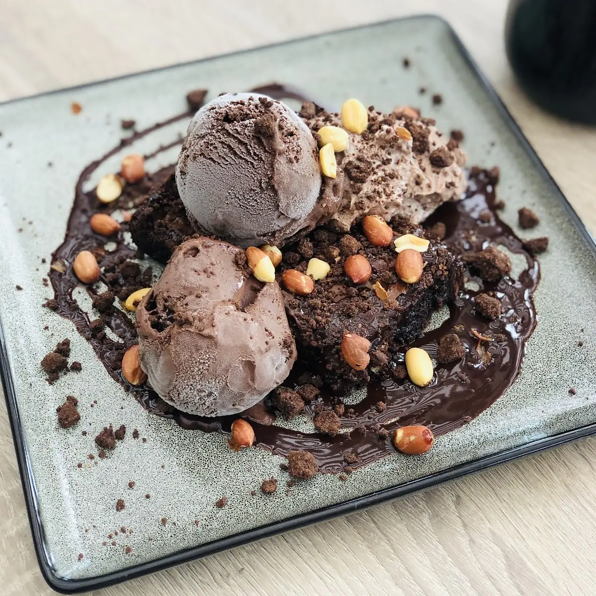 Warm Brownie Sundae