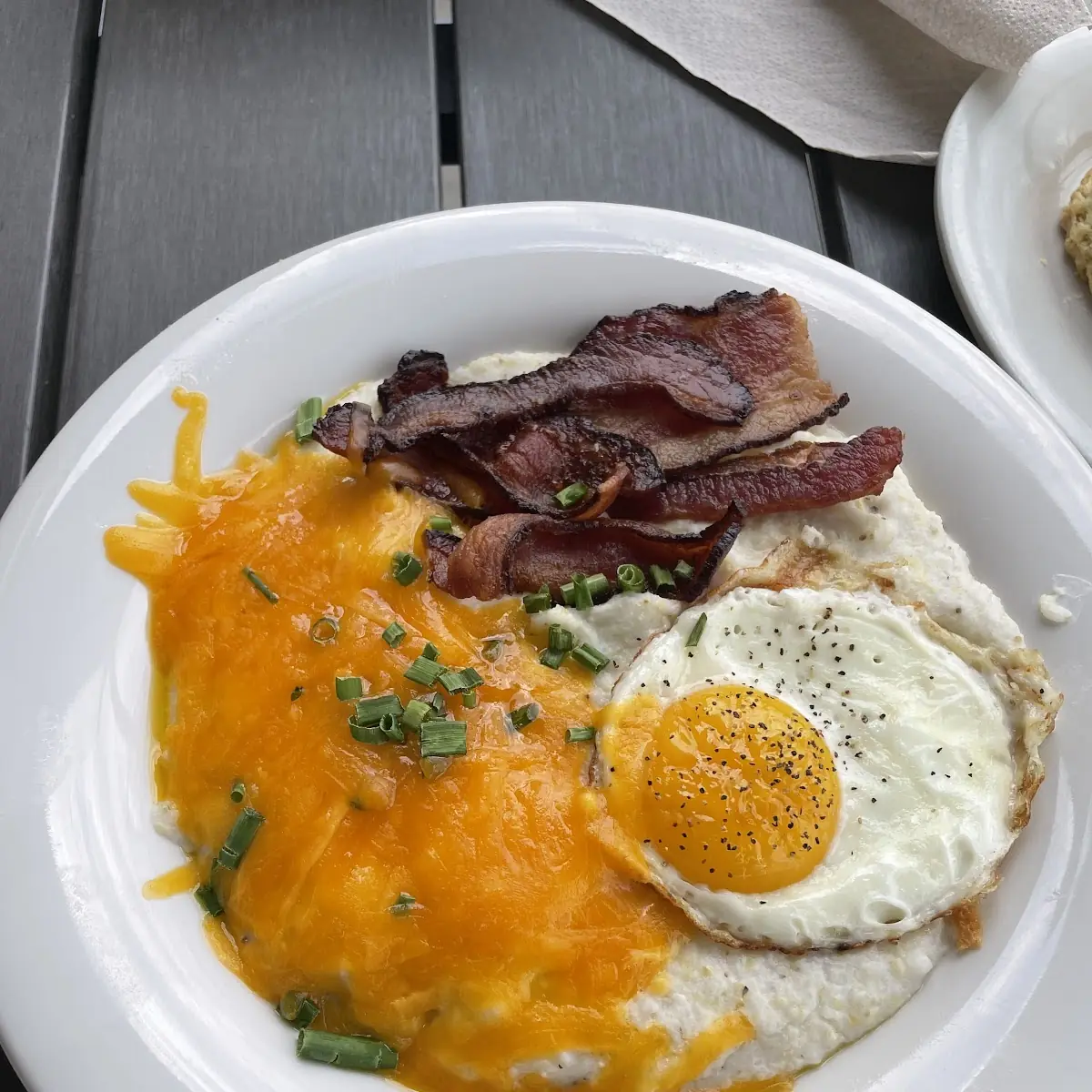 Cheese Grits with Bacon