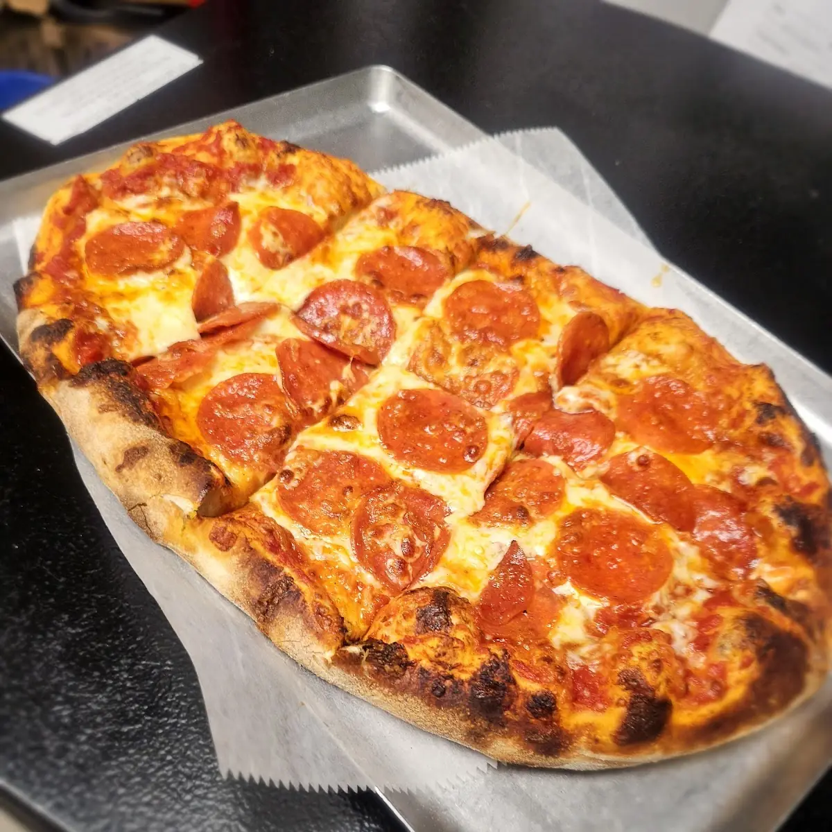 Pepperoni Pizza in Takeout Box