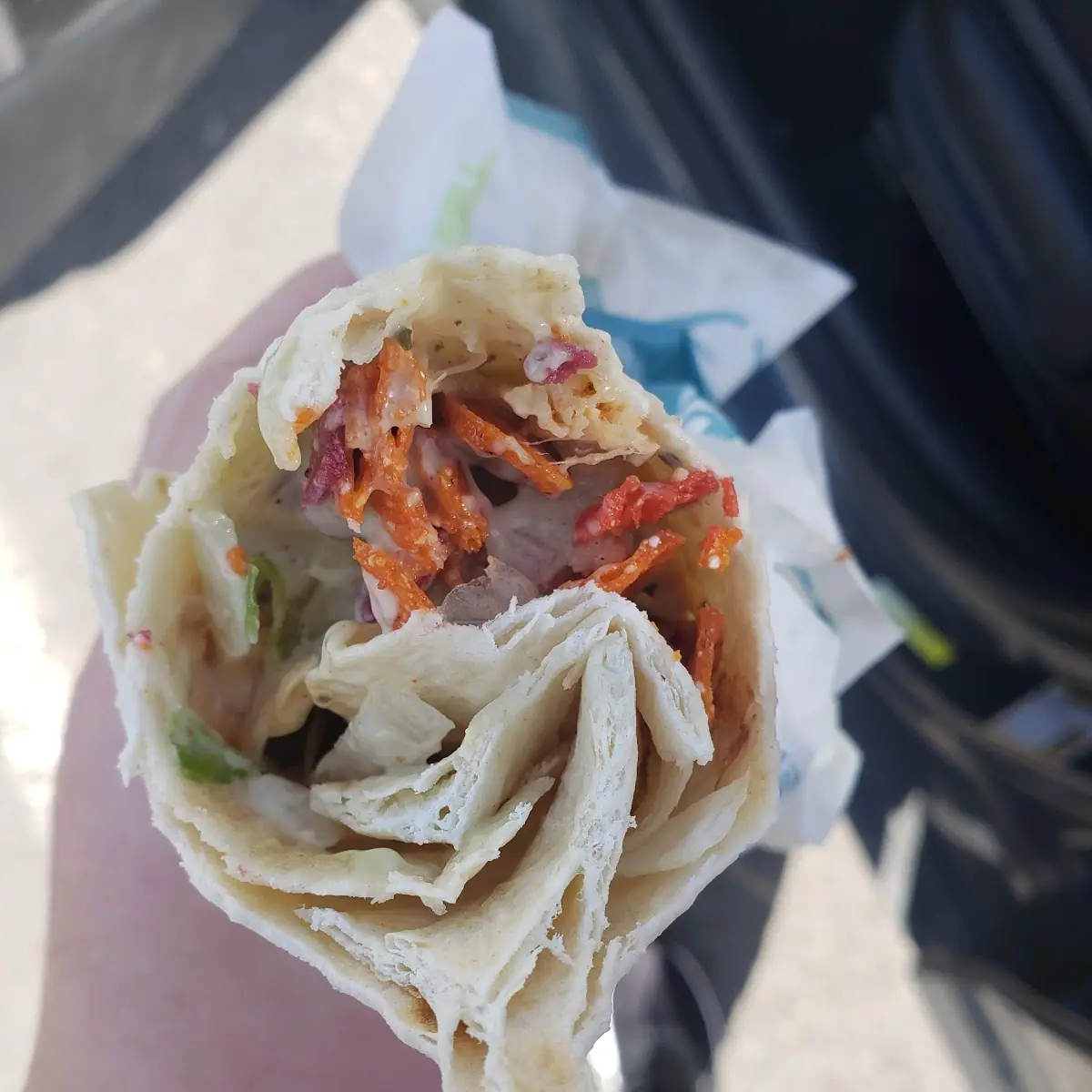 Chipotle Ranch Grilled Chicken Burrito
