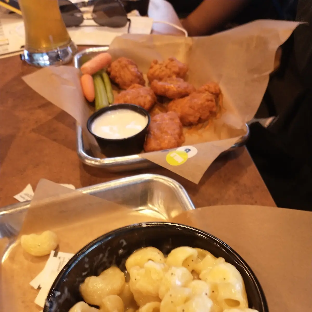 Mild Boneless Buffalo Wings & Mac and Cheese