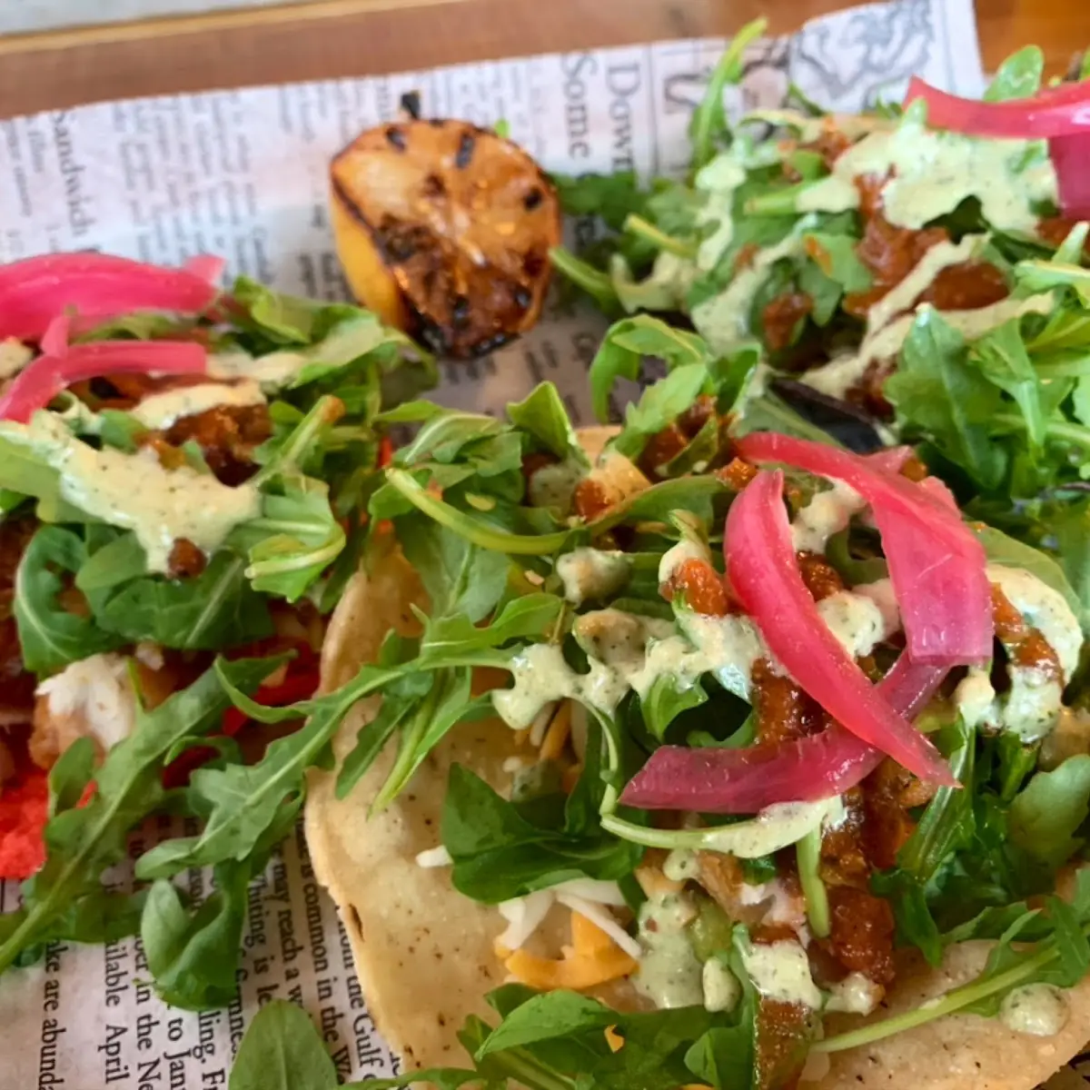 Baja Style Perch Tostadas, Perch and Paddle