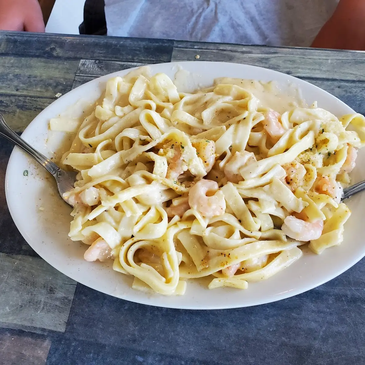Shrimp Alfredo
