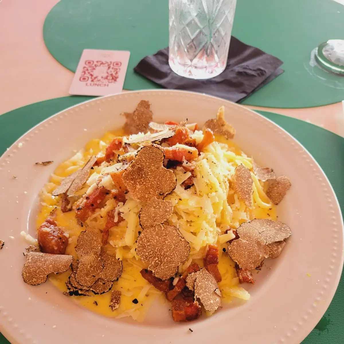Truffle Carbonara Pasta