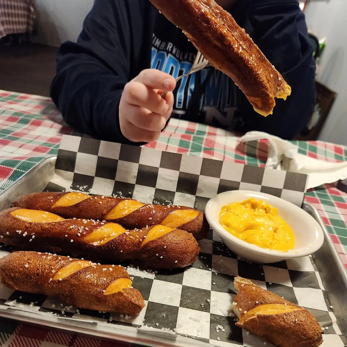 Pretzel Sticks with Beer Cheese