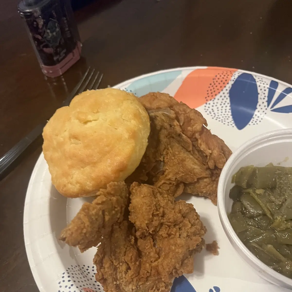 Fried Chicken 2pc with a Biscuit