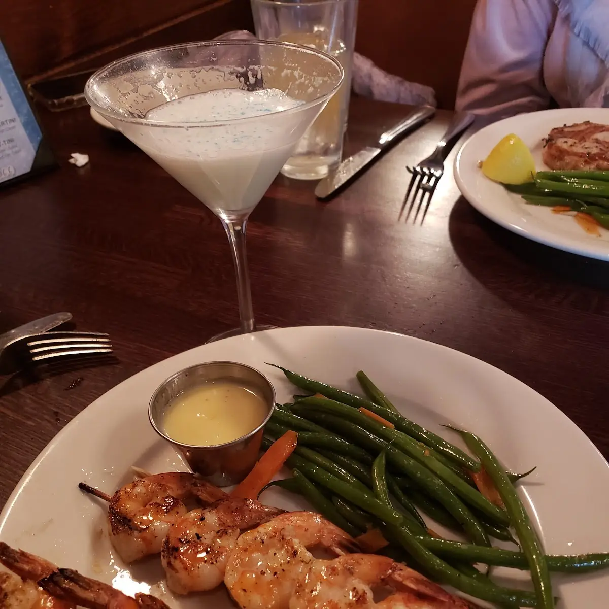 Wood Fired Shrimp and Vegetables