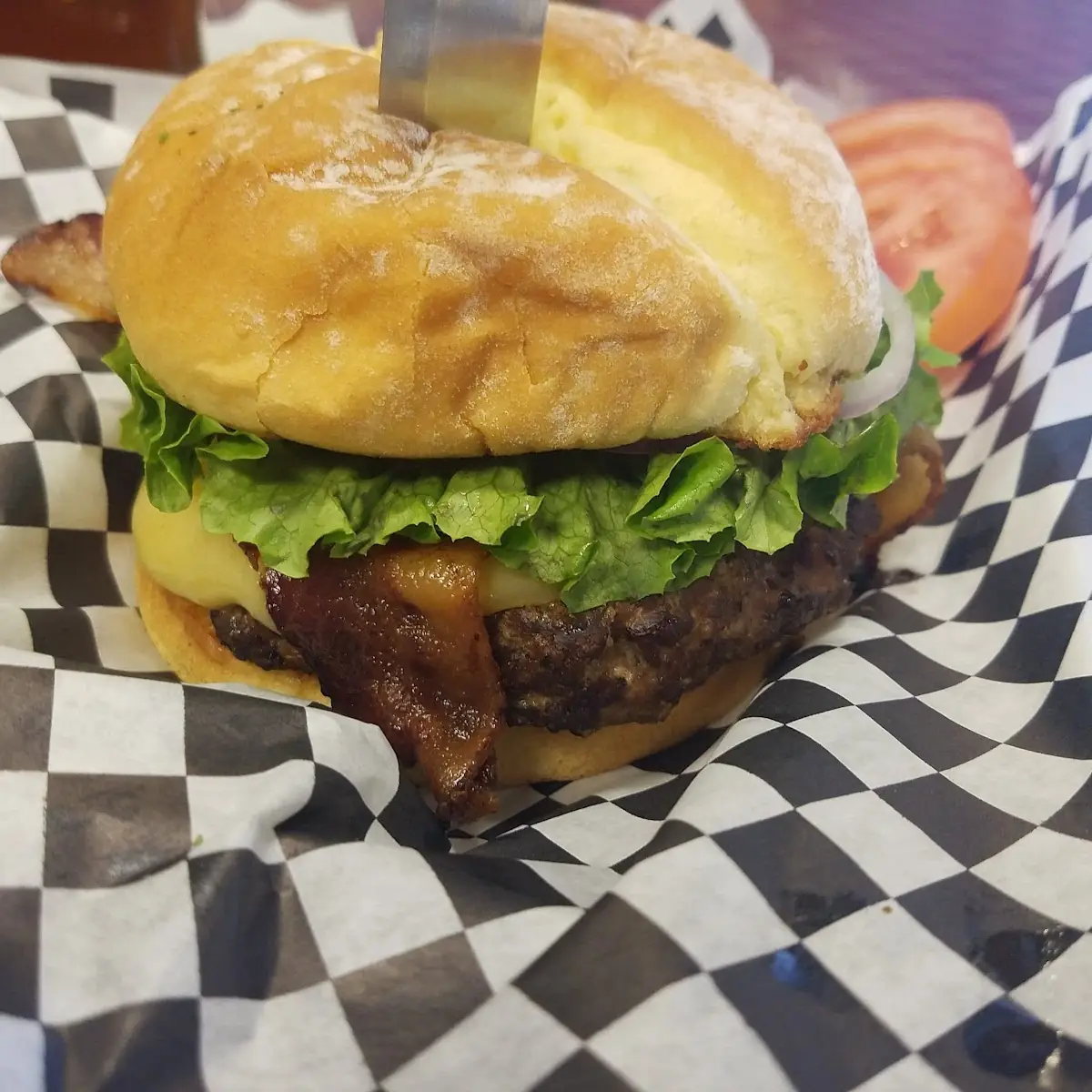 Gouda Mushroom Burger