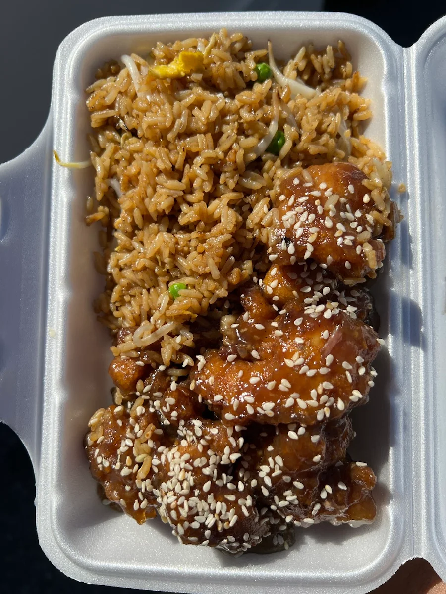Combo Fried Rice Chicken, House Of Wong