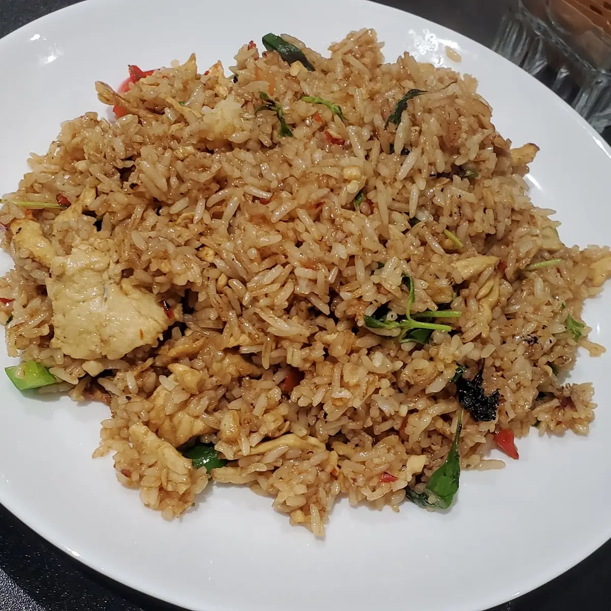 Basil Fried Rice with Chicken