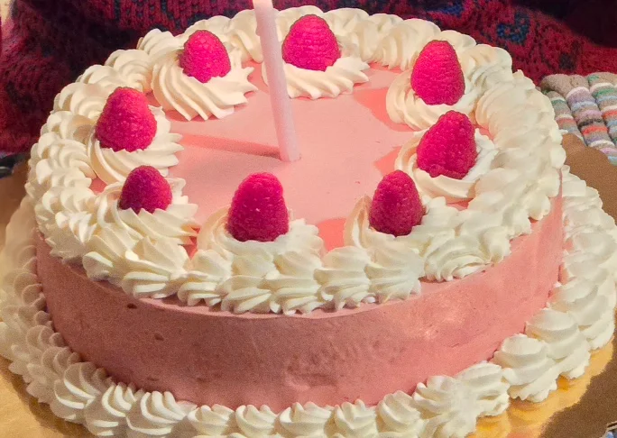 Raspberry Mousse Cake