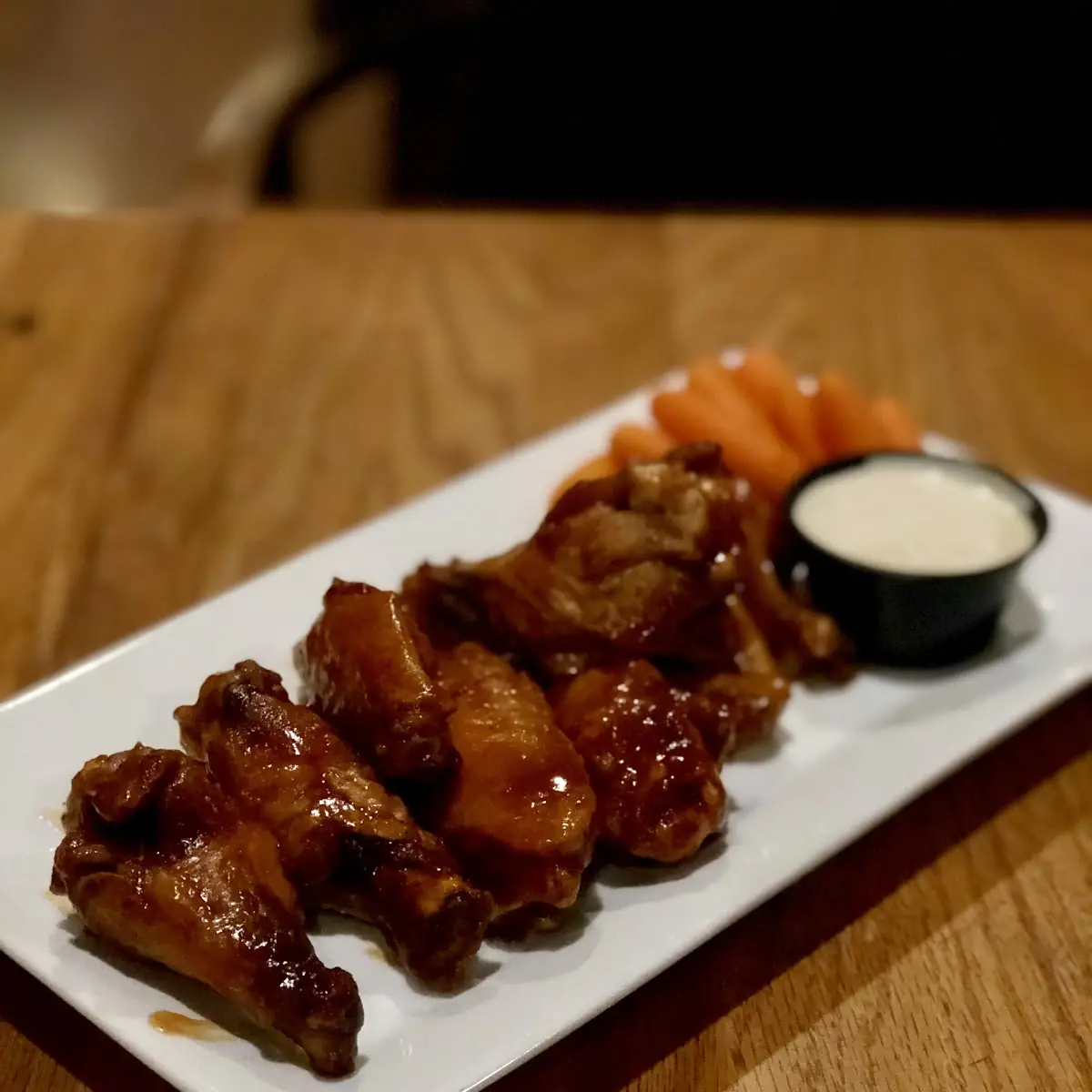 Spicy Chicken Wings and Cold Beer