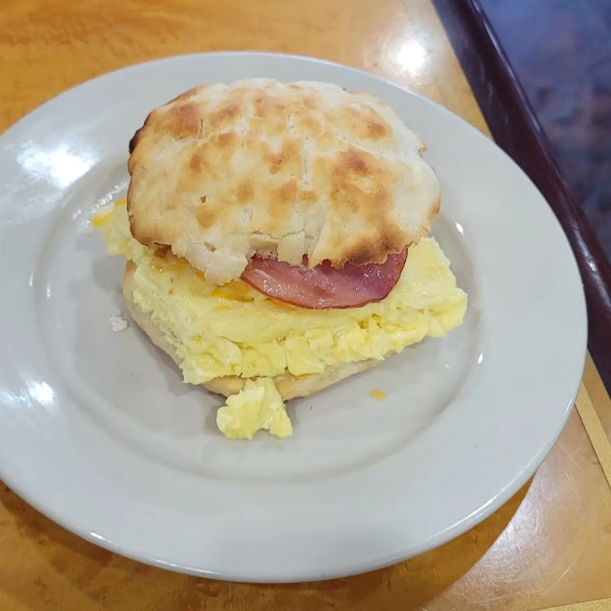 Ham Egg & Cheese Biscuit