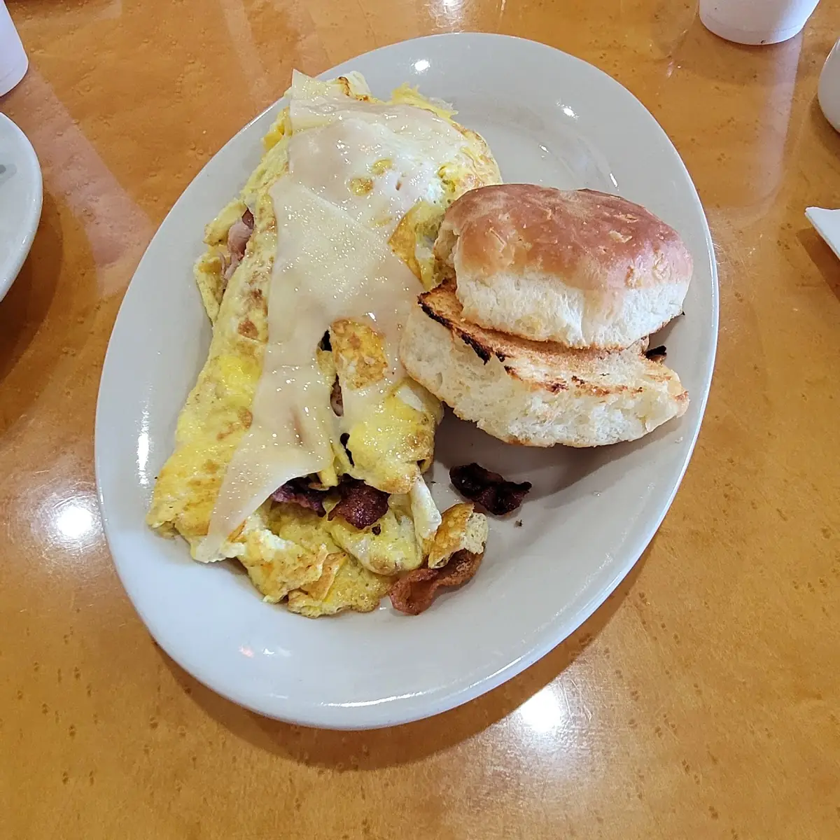 Triple Meat Omelette