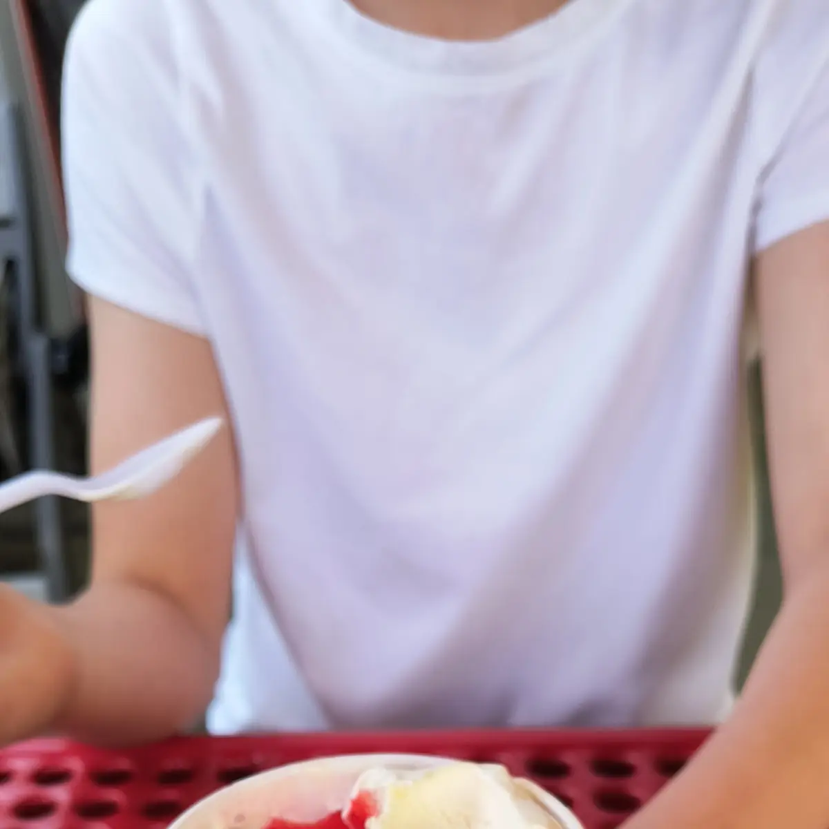 Vanilla and Cherry Gelato