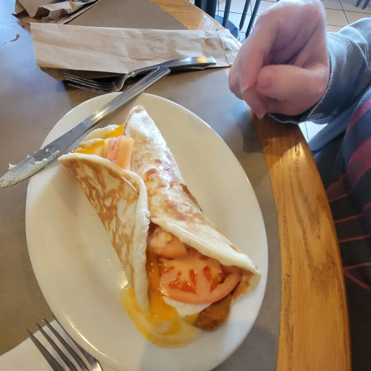 Chicken and Cheese Wrap