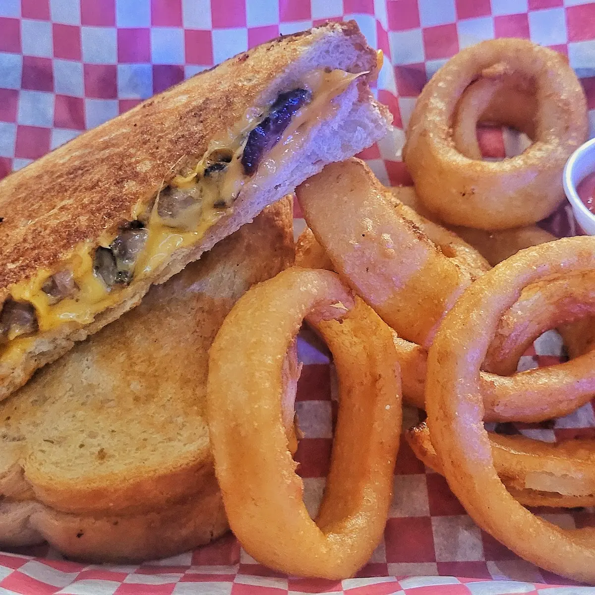We Got the Beef Brisket Grilled Cheese Sandwich