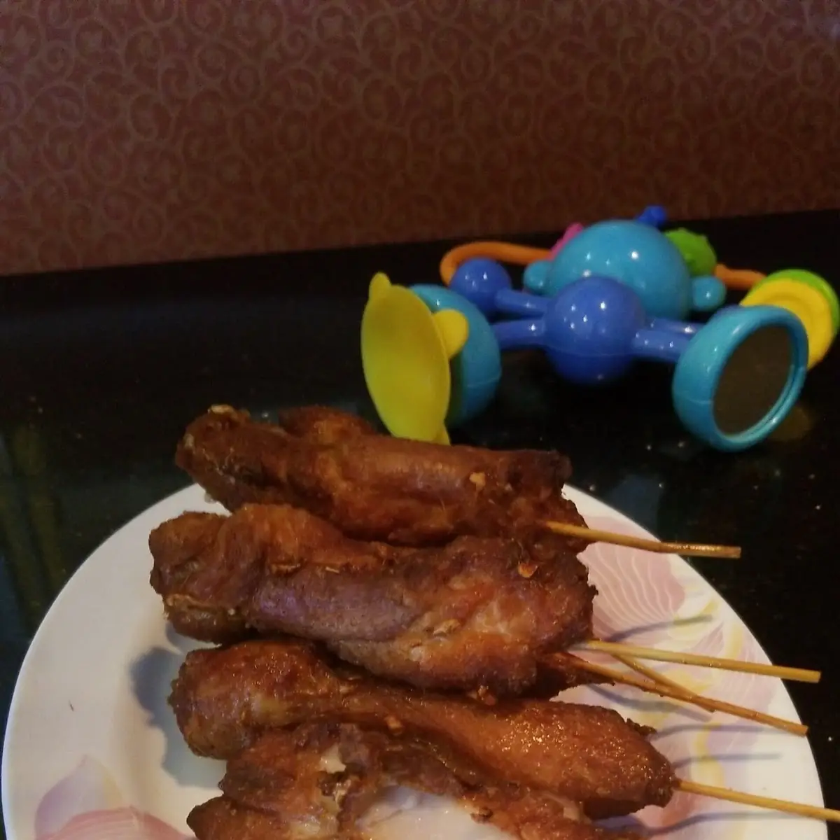 Fried Chicken Skewers