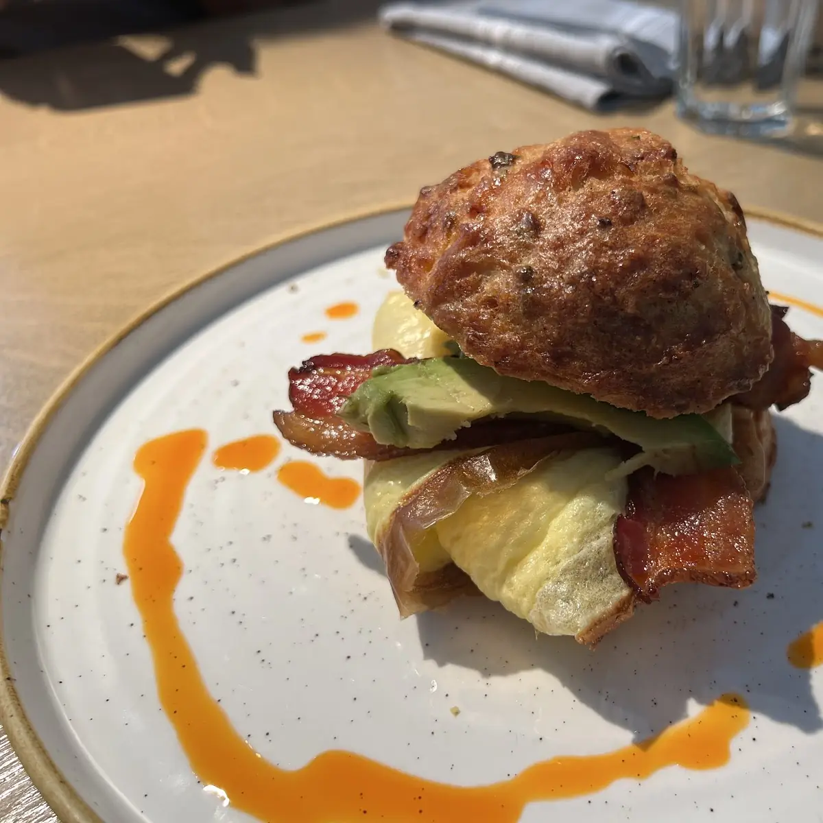 Cheddar Chive Biscuit Sandwich