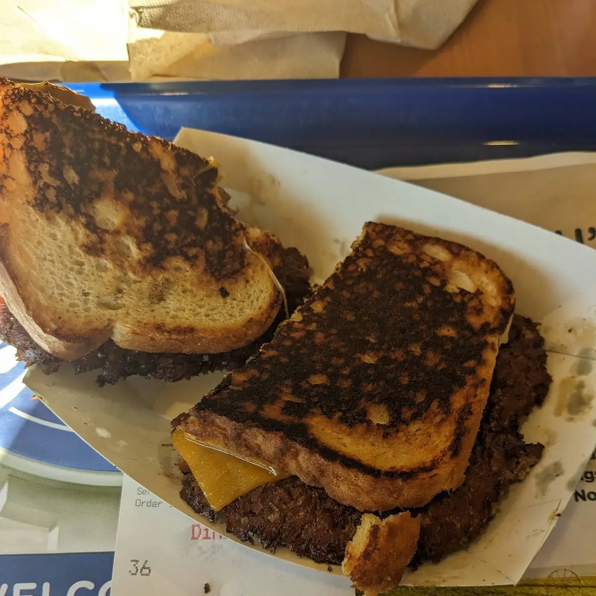 Burnt Patty Melt