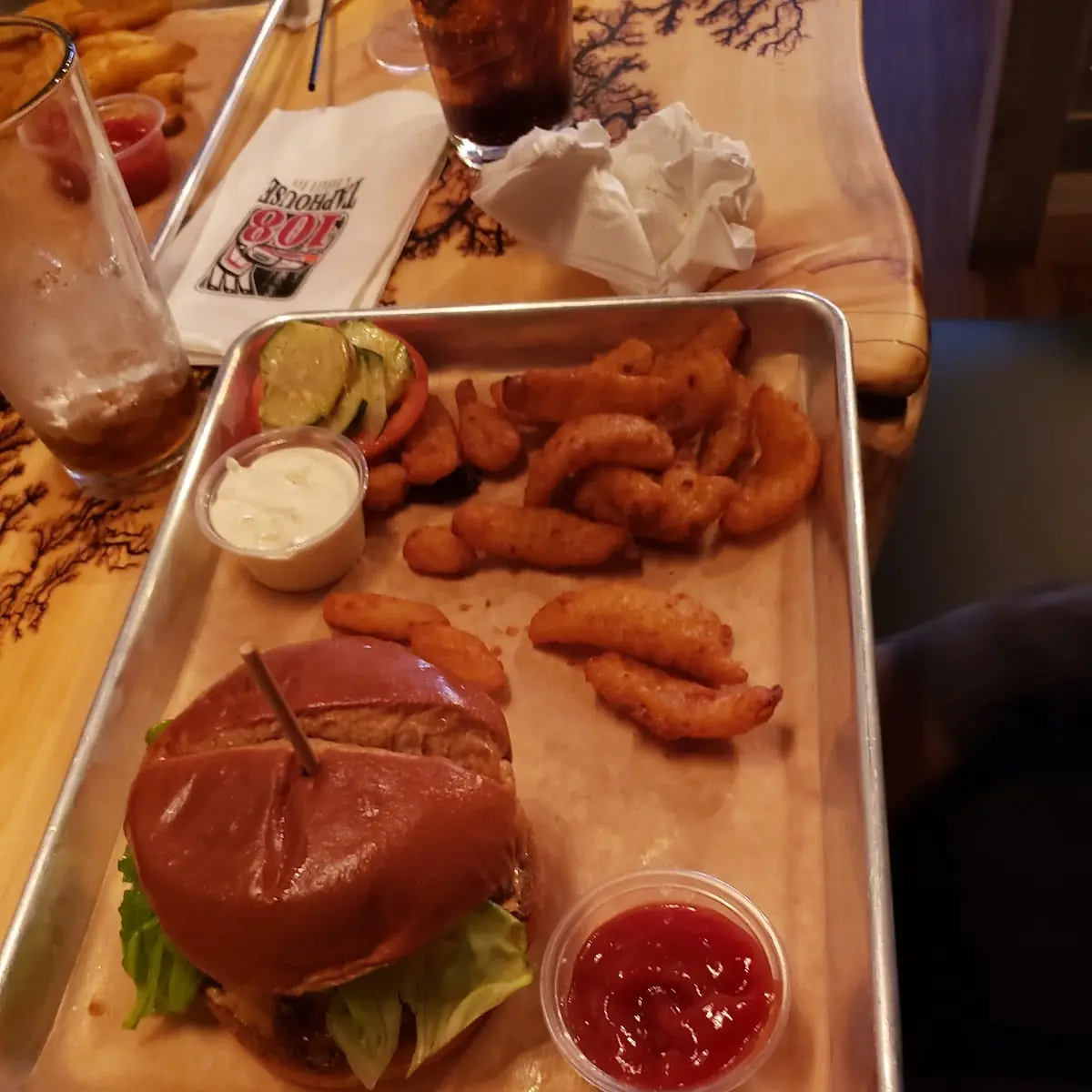 Elk Burger with Truffle Fries