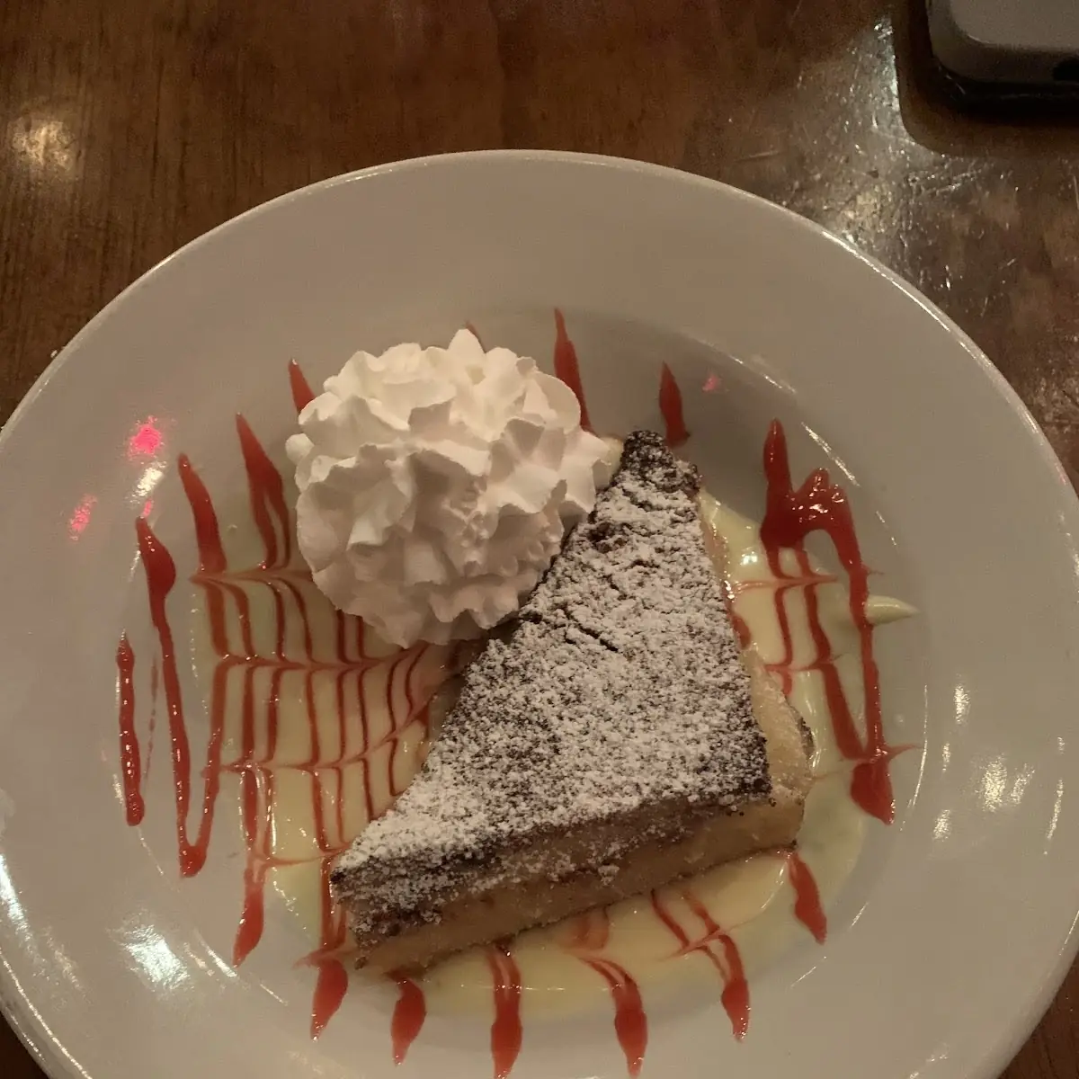 White Chocolate Bread Pudding