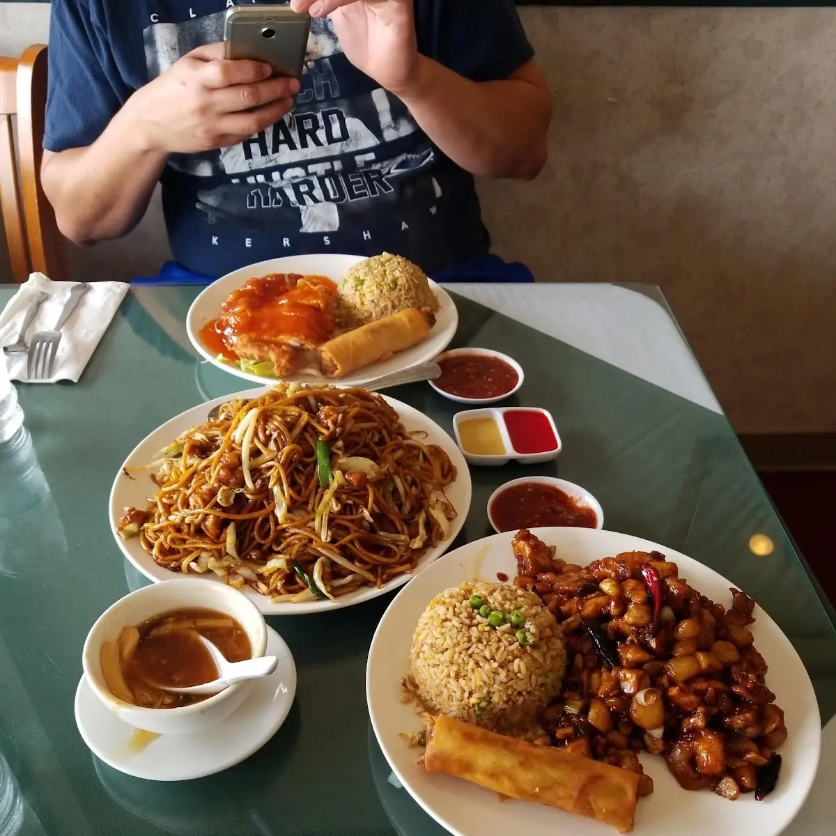 Kung Pao Combination Fried Rice Lunch Special