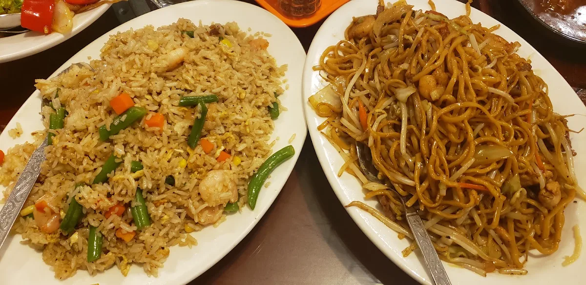 Shrimp Fried Rice & Chow Mein Noodles