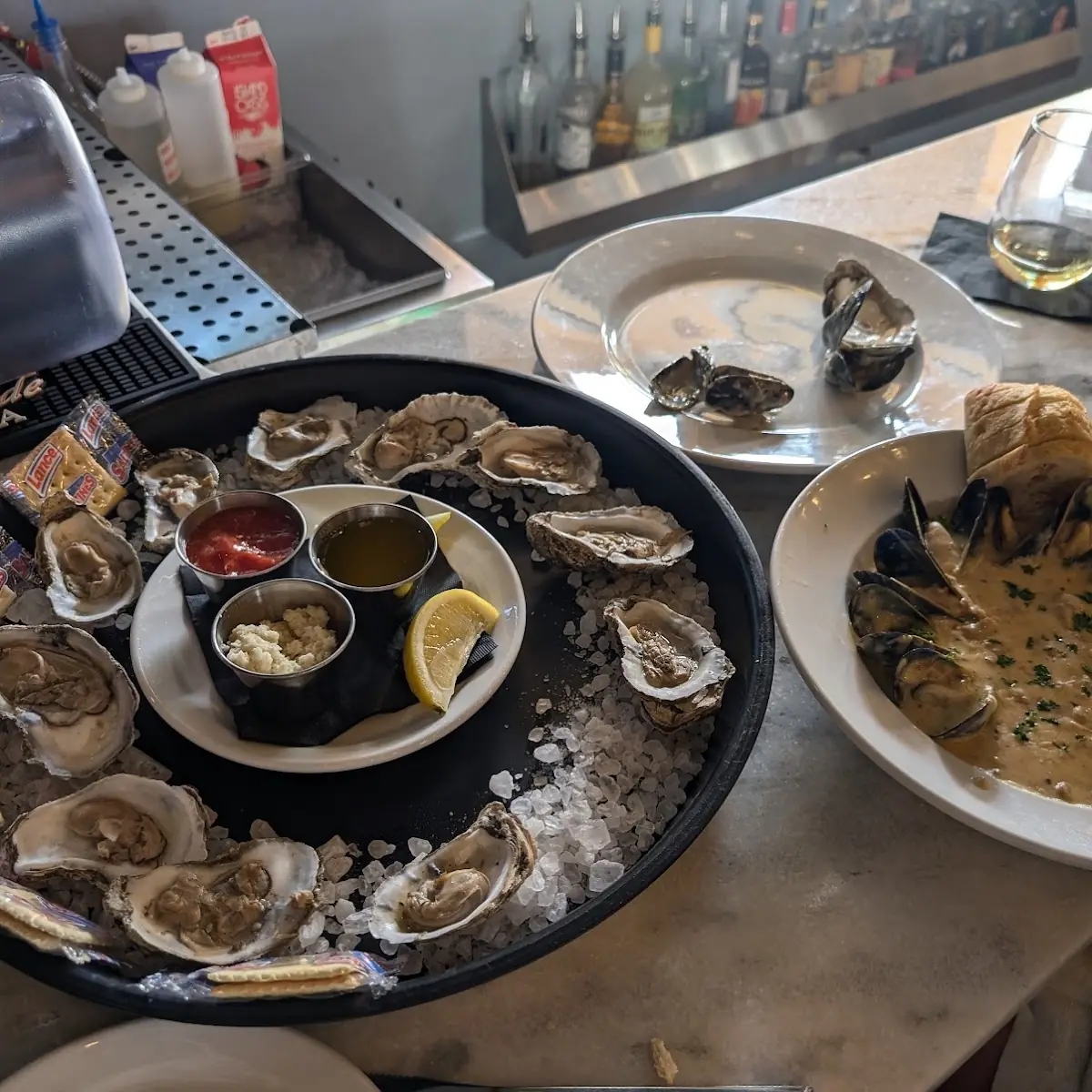 Percil Oysters Raw on the Half Shell