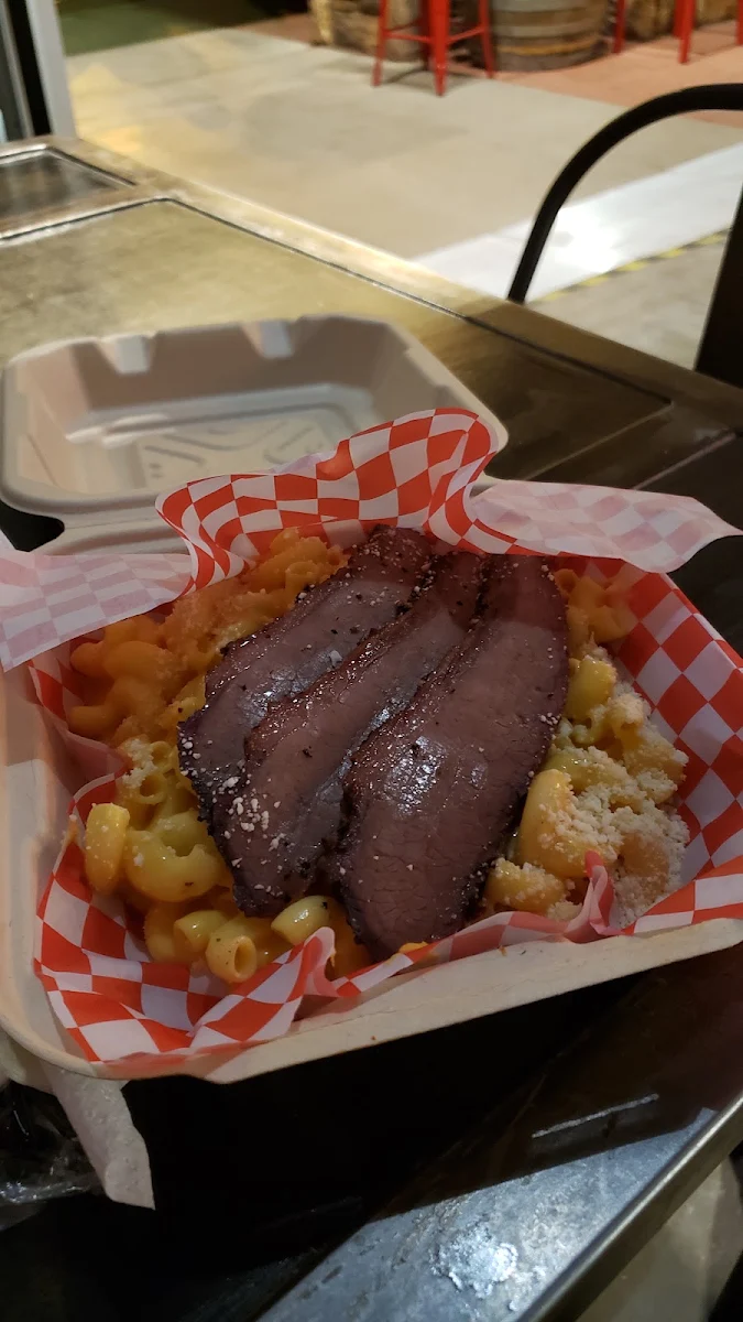 Brisket and Mac and Cheese