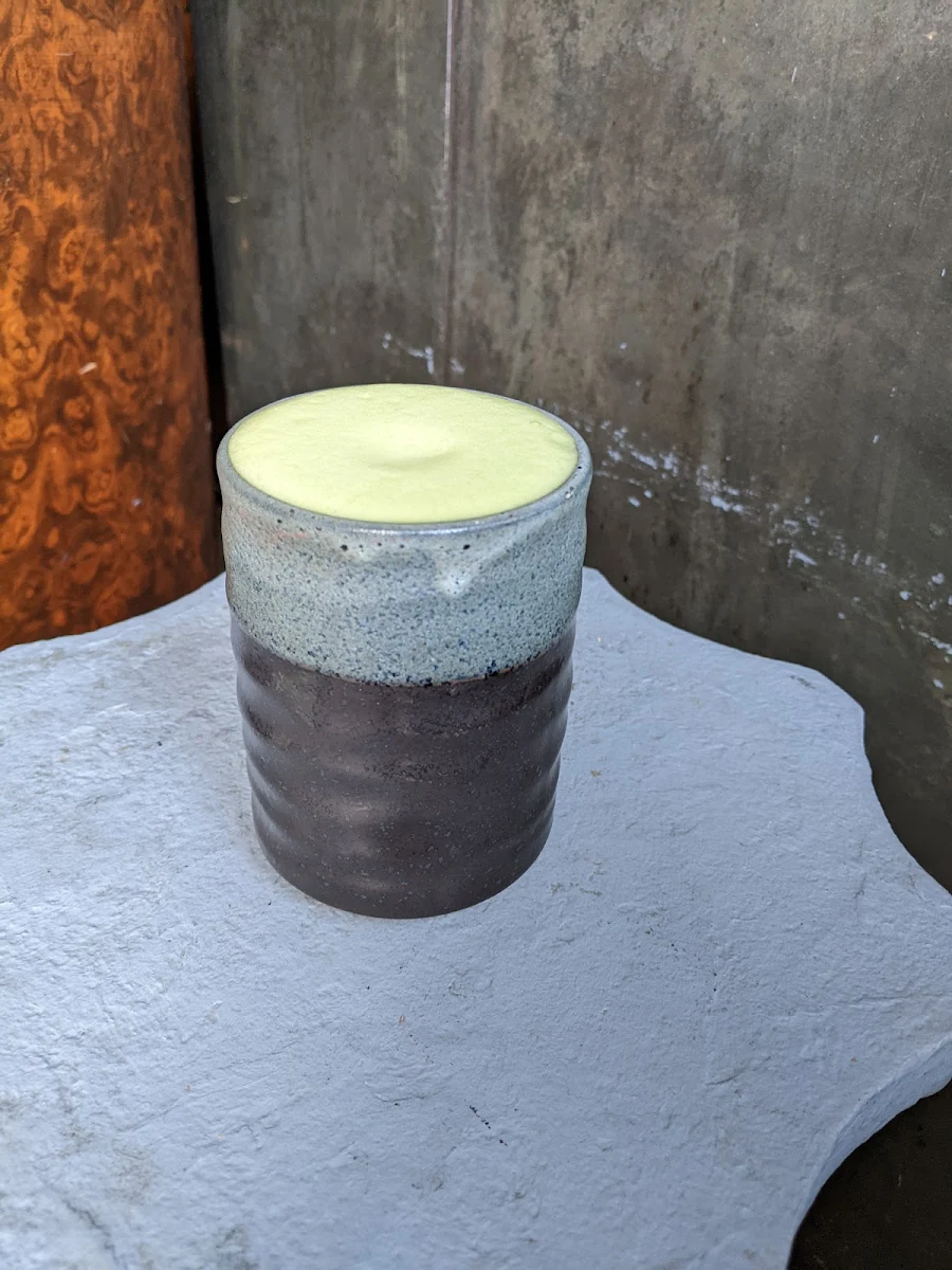 Lavender Matcha with Oat Milk