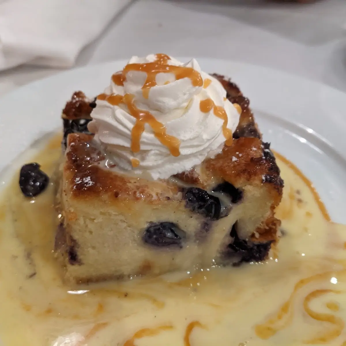Blueberry Bread Pudding