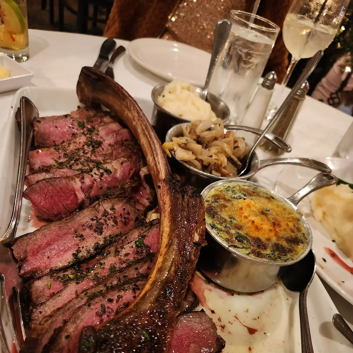 Pan Roasted Prime Tomahawk Ribeye for Two