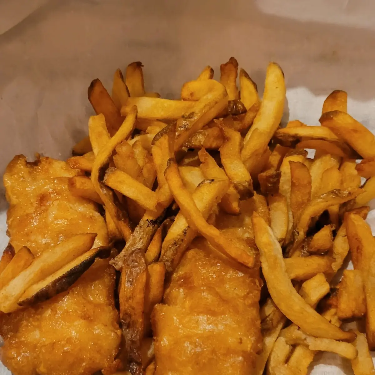 Golden Fried Fish and Chips
