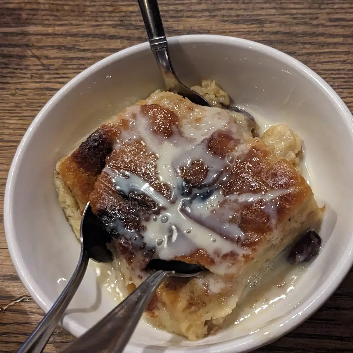 White Chocolate Bread Pudding